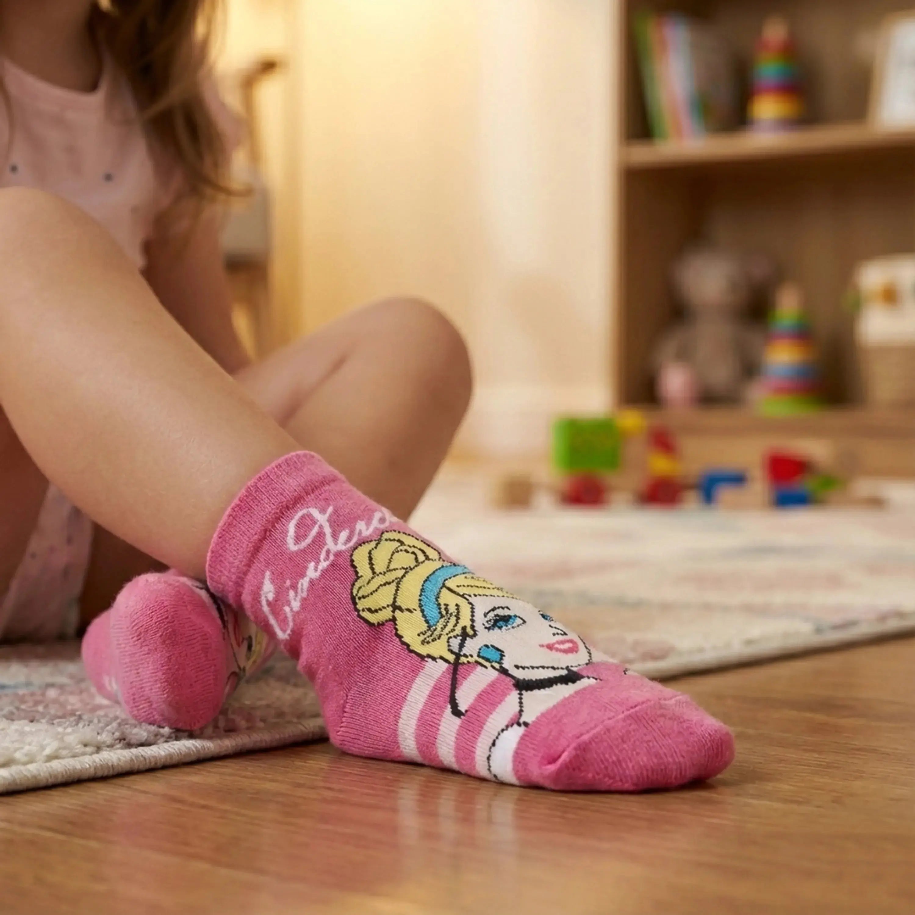 Disney Princesses Ankle Socks - Girls (Pack of 3) Supersox