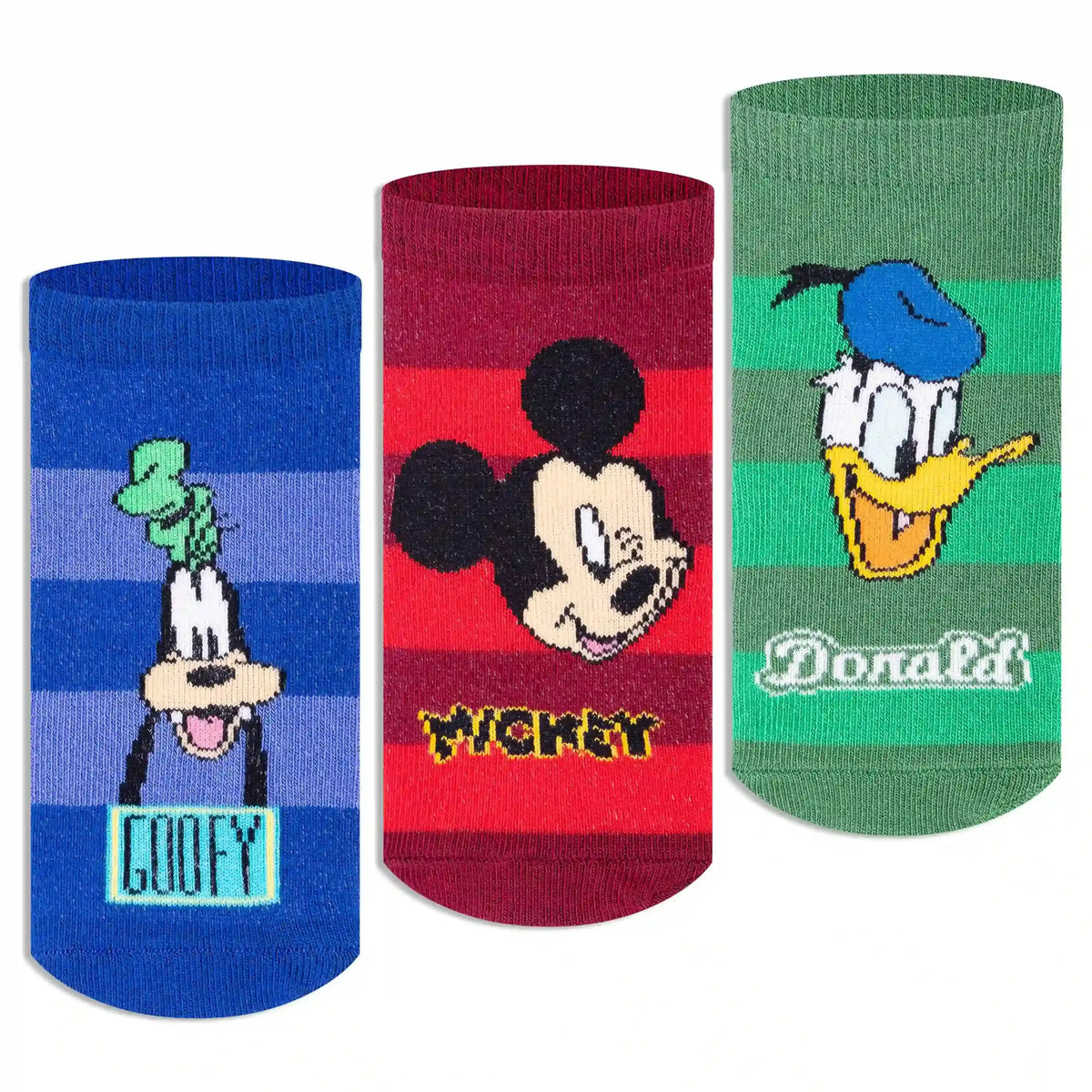 Disney Mickey & Friends Ankle Socks - Boys (Pack of 3) Supersox