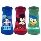 Disney Mickey & Friends Ankle Socks - Boys (Pack of 3) Supersox