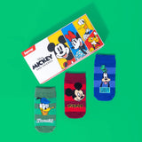 Disney Mickey & Friends Ankle Socks - Boys (Pack of 3) Supersox