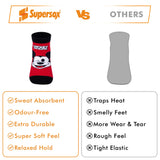 Disney Mickey & Friends Ankle Socks - Boys (Pack of 3) Supersox