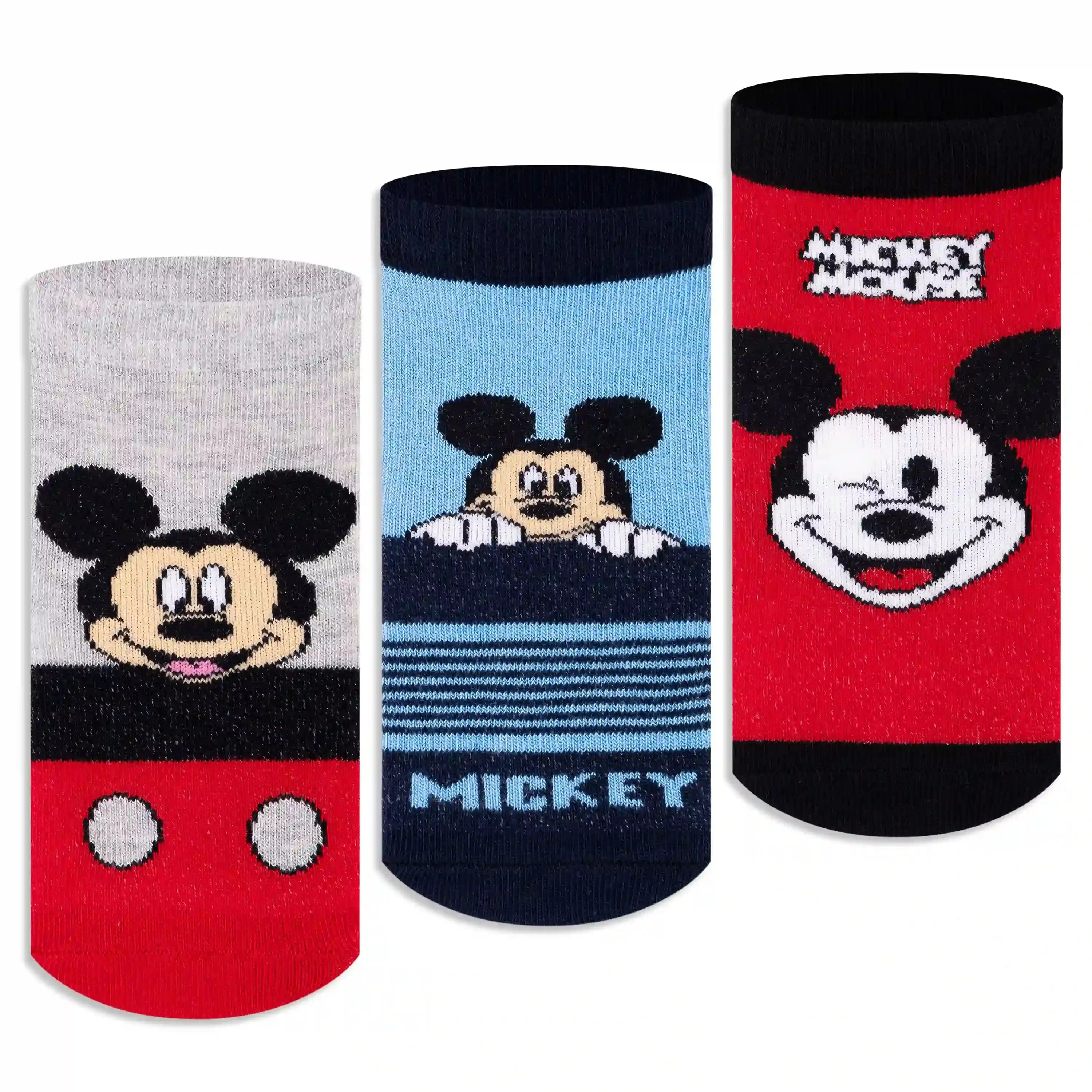 Disney Mickey & Friends Ankle Socks - Boys (Pack of 3) Supersox