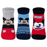 Disney Mickey & Friends Ankle Socks - Boys (Pack of 3) Supersox
