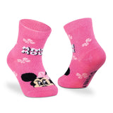 Disney Minnie Mouse Ankle Socks - Girls (Pack of 3) Supersox