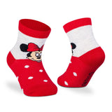 Disney Minnie Mouse Ankle Socks - Girls (Pack of 3) Supersox