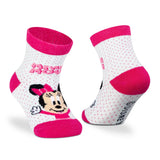 Disney Minnie Mouse Ankle Socks - Girls (Pack of 3) Supersox