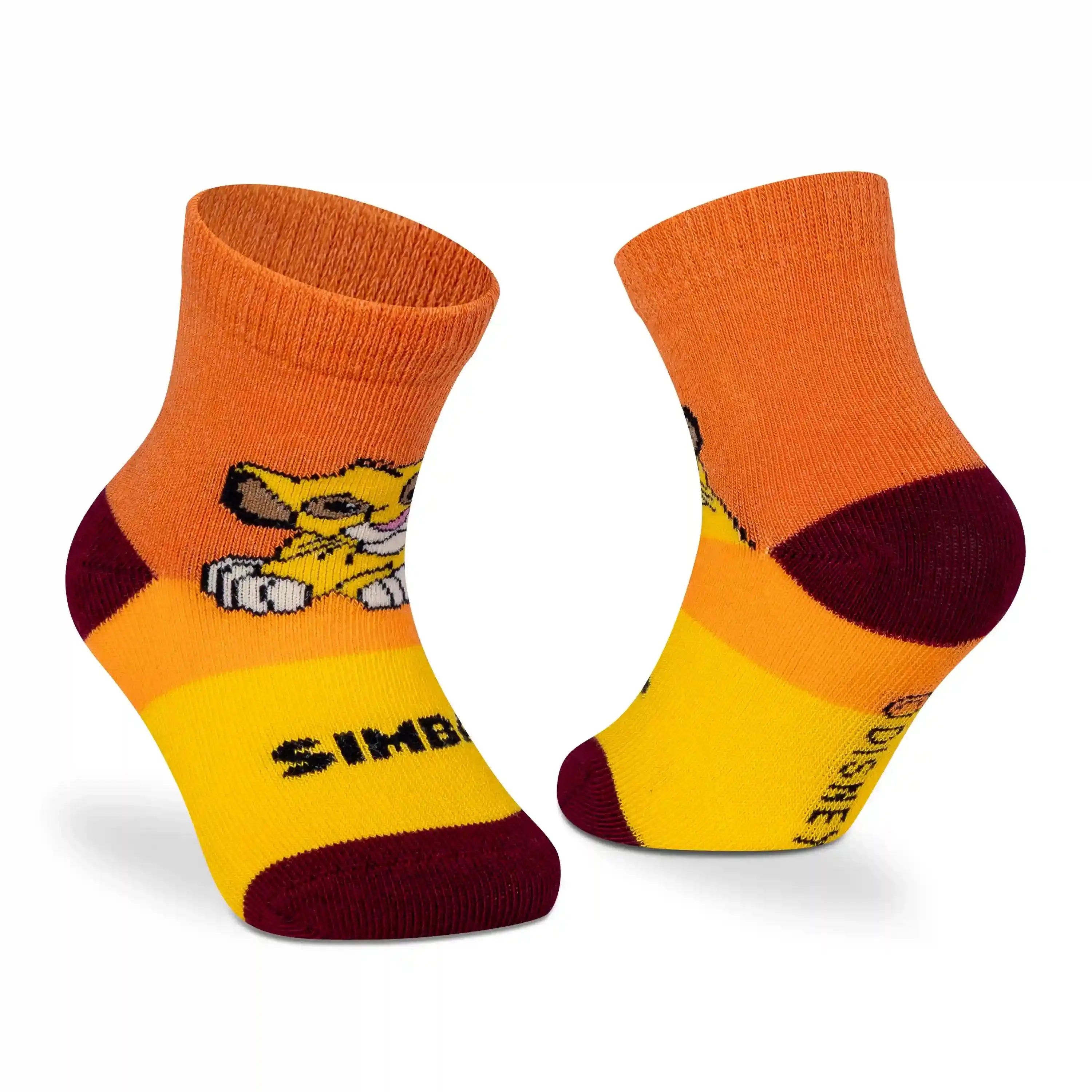 Disney Lion King Ankle Socks - Girls (Pack of 2) Supersox