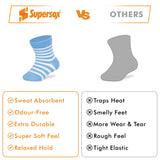 Tiny Tots Ankle Socks - Infants (Pack of 6) Supersox