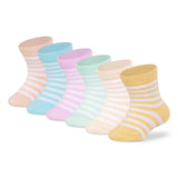 Tiny Tots Ankle Socks - Infants (Pack of 6) Supersox
