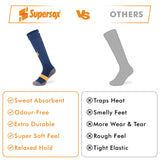 Football Knee Length Socks - Boys (Pack of 2) Supersox