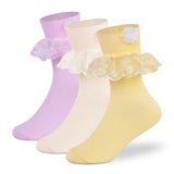 Frill Ankle Socks - Girls (Pack of 3) Supersox