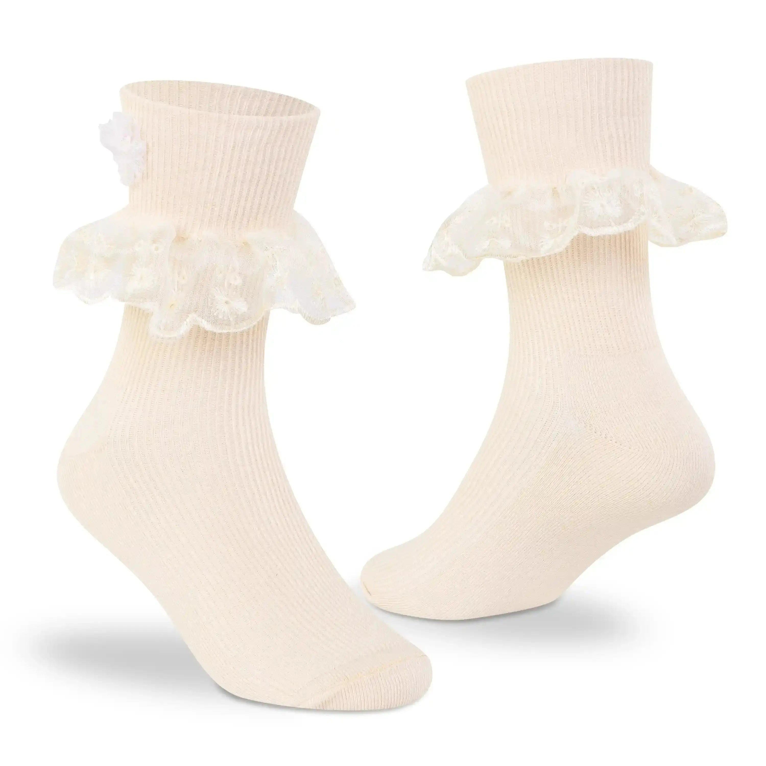 Frill Ankle Socks - Girls (Pack of 3) Supersox