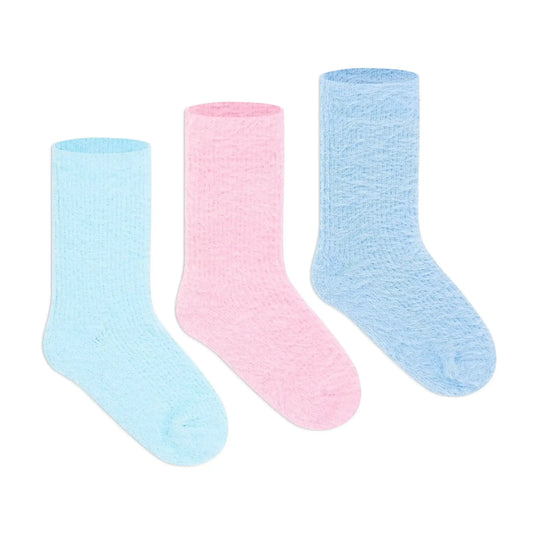 Fuzzy Socks - Girls (Pack of 3) 3000