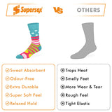 Funky Crew Socks - Unisex (Pack of 1)