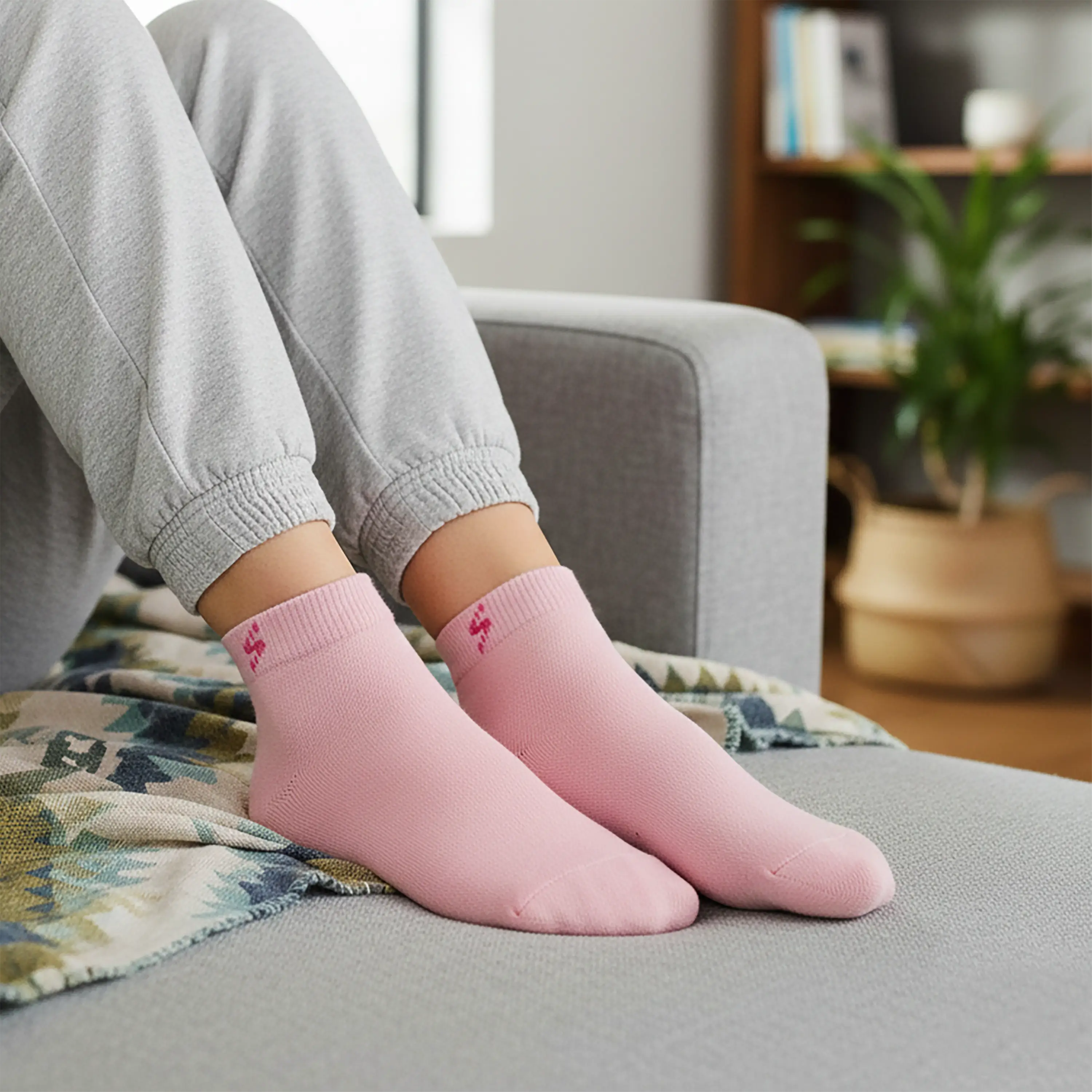 Fusion Vibe Pink Box Socks – Women (Pack of 9)