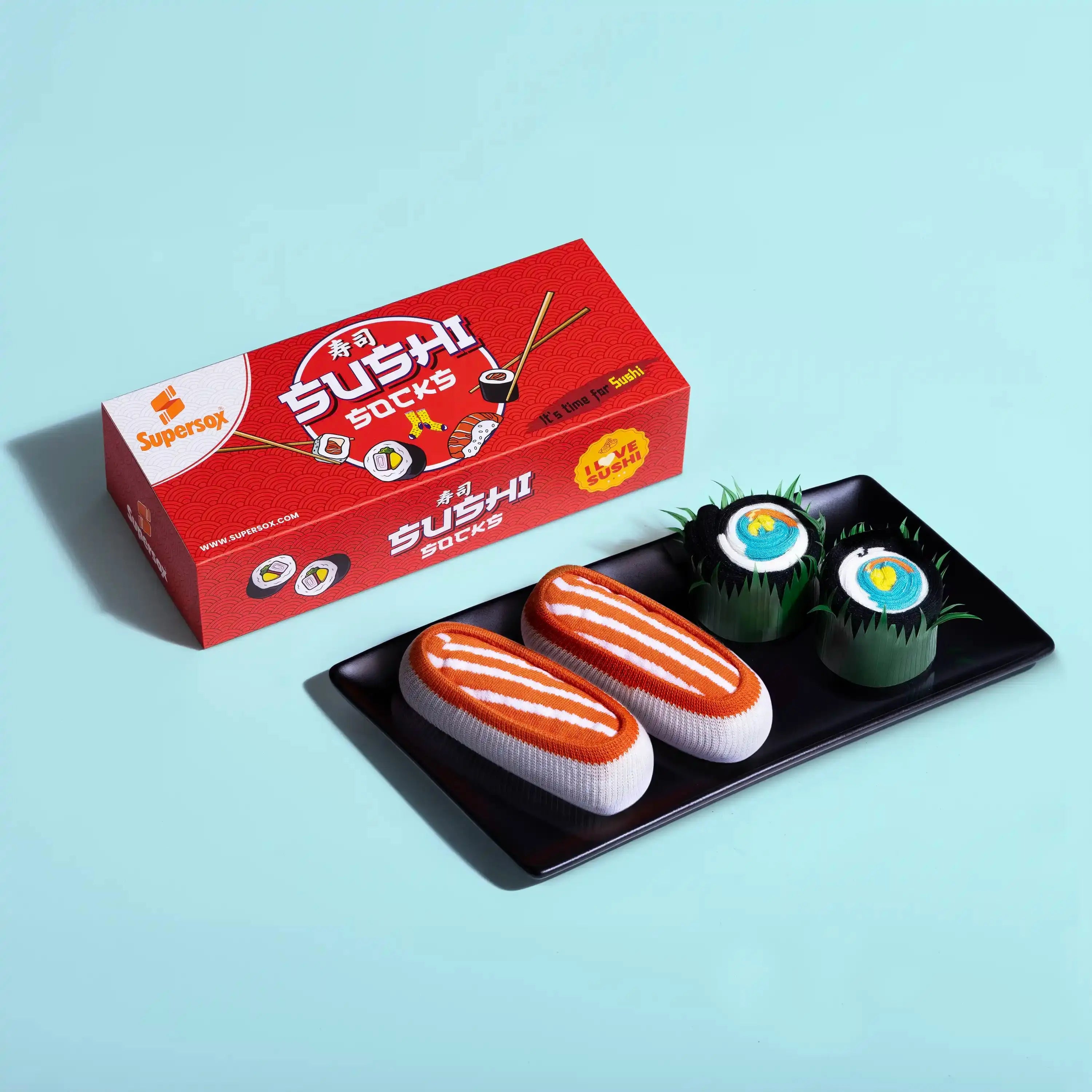 Sushi mania socks set (Pack of 2) Supersox
