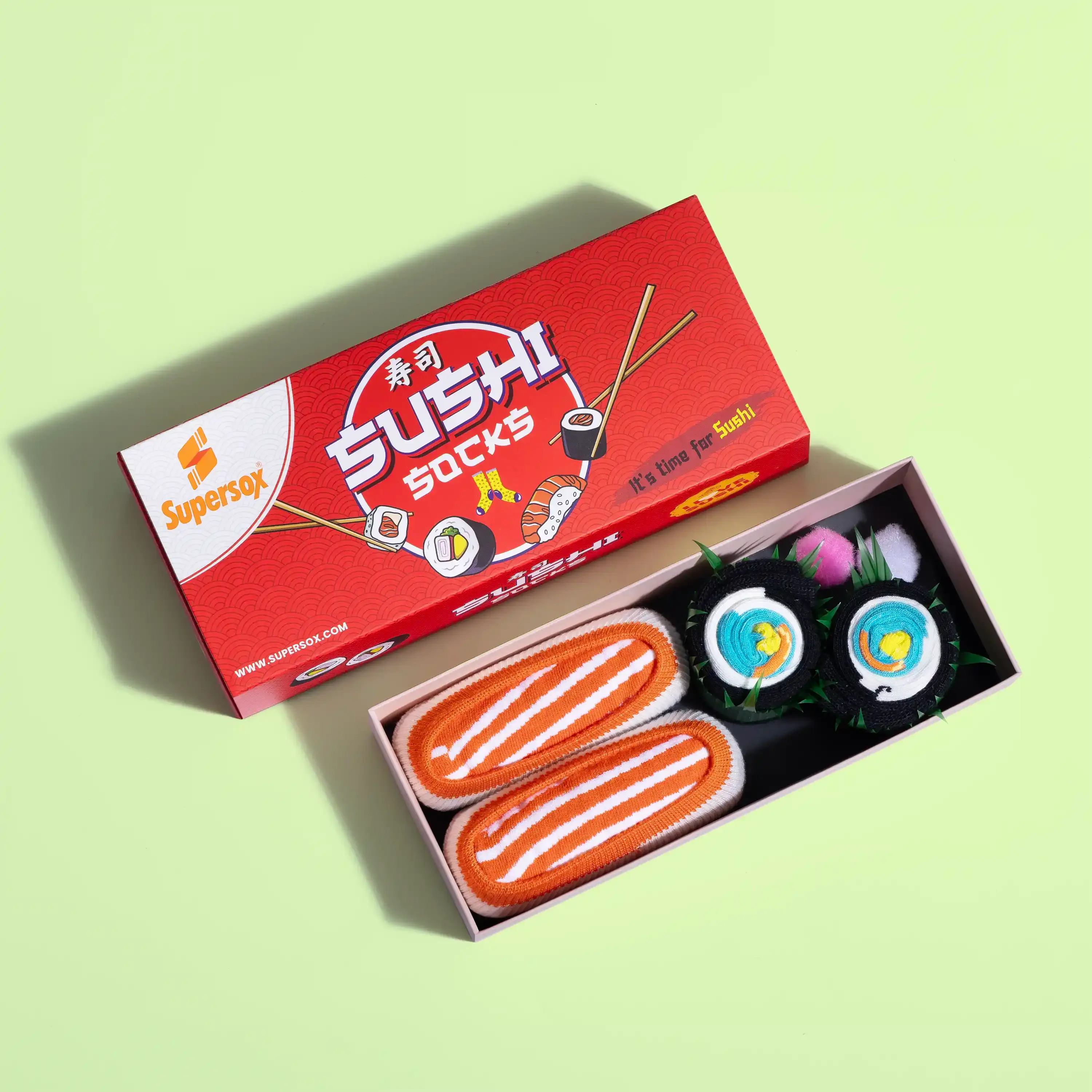Sushi mania socks set (Pack of 2) Supersox