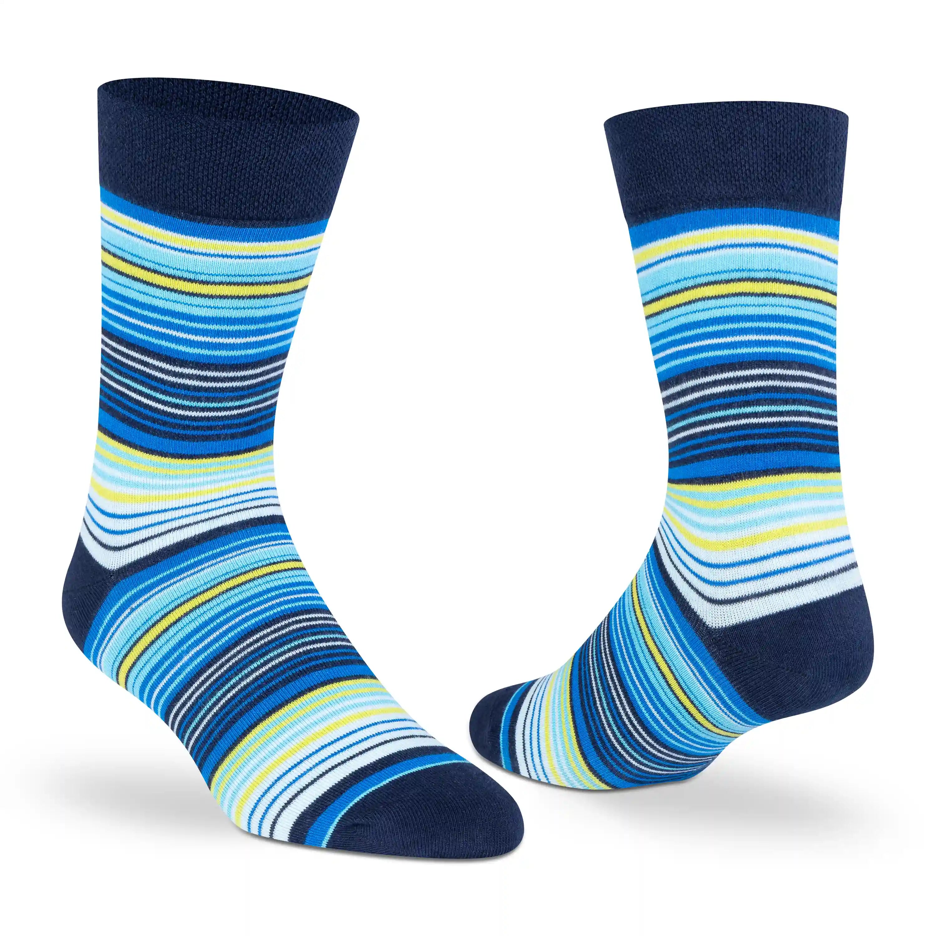 Classic Stripe Socks Gift Box – Men (Pack of 9)
