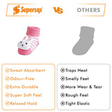 Rabbit Booties Socks - Babies (0–6 Months) (Pack of 1)