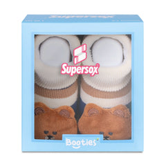 Supersox Bear Booties Socks - Babies (0–6 Months) (Pack of 1)