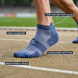 Ankle Length Performance Sports Socks with Breathable Mesh - Men (Pack of 6) Supersox