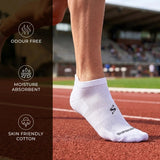 Ankle Length Performance Sports Socks with Breathable Mesh - Men (Pack of 6) Supersox