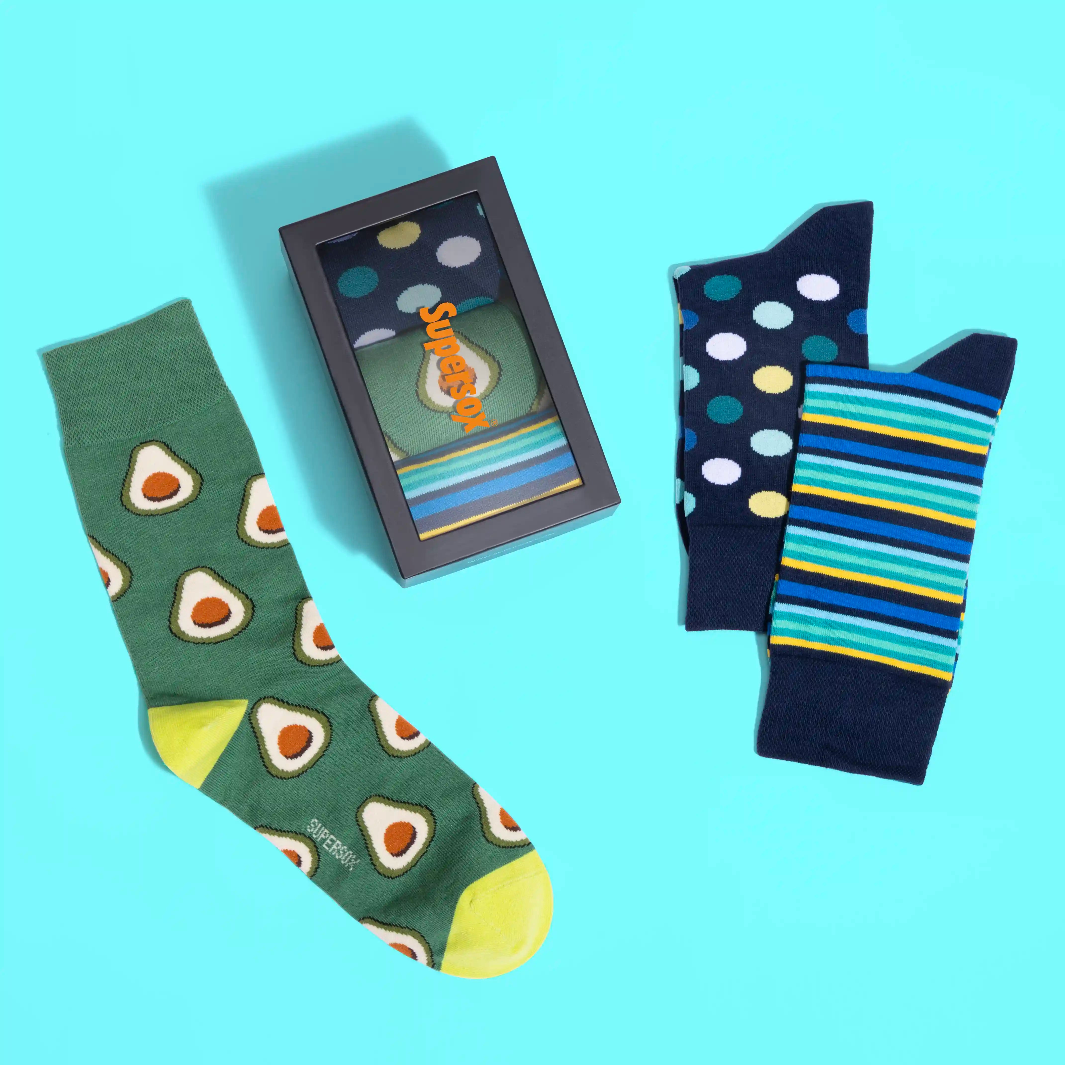 Funky Crew Socks - Unisex (Pack of 3)