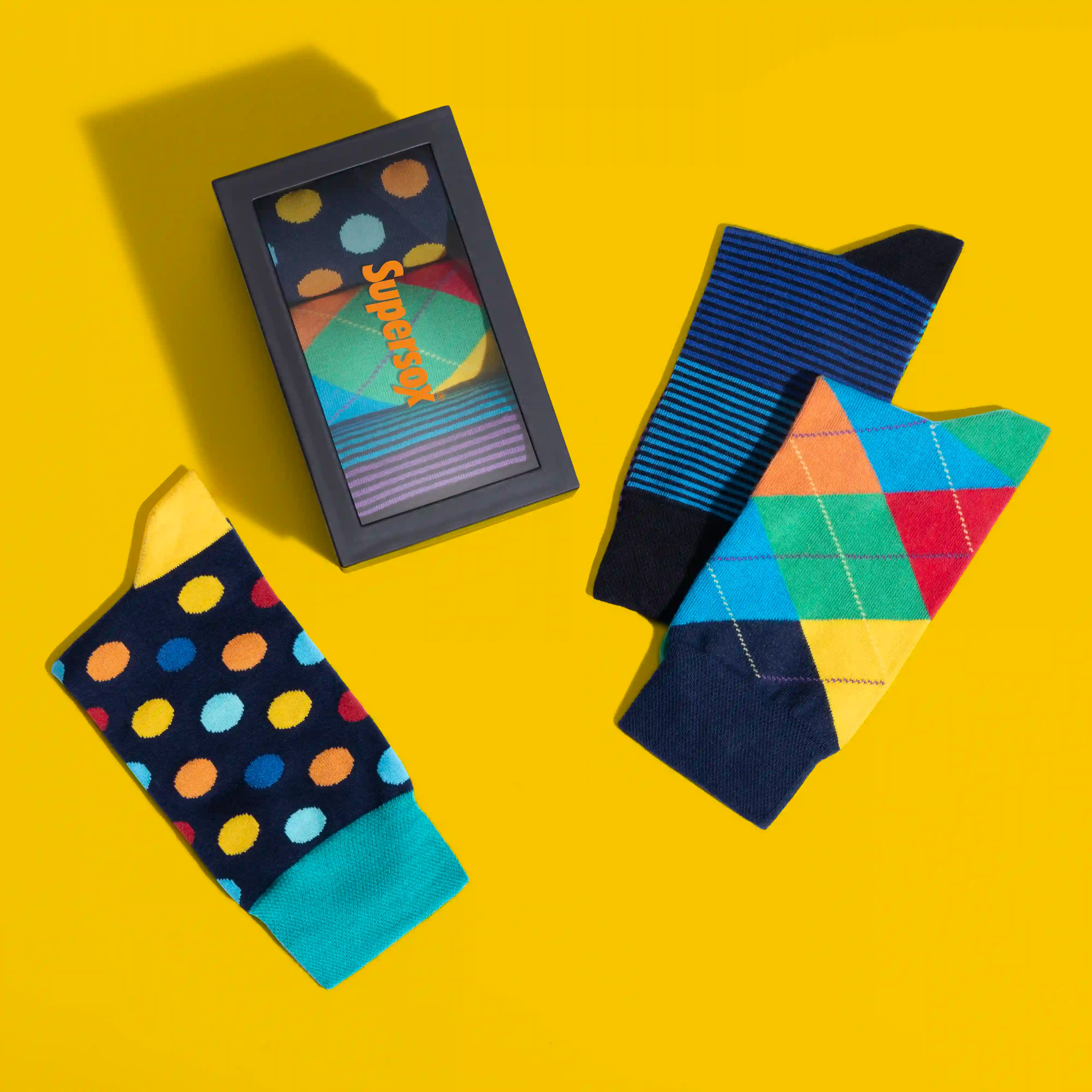 Funky Crew Socks - Unisex (Pack of 3)