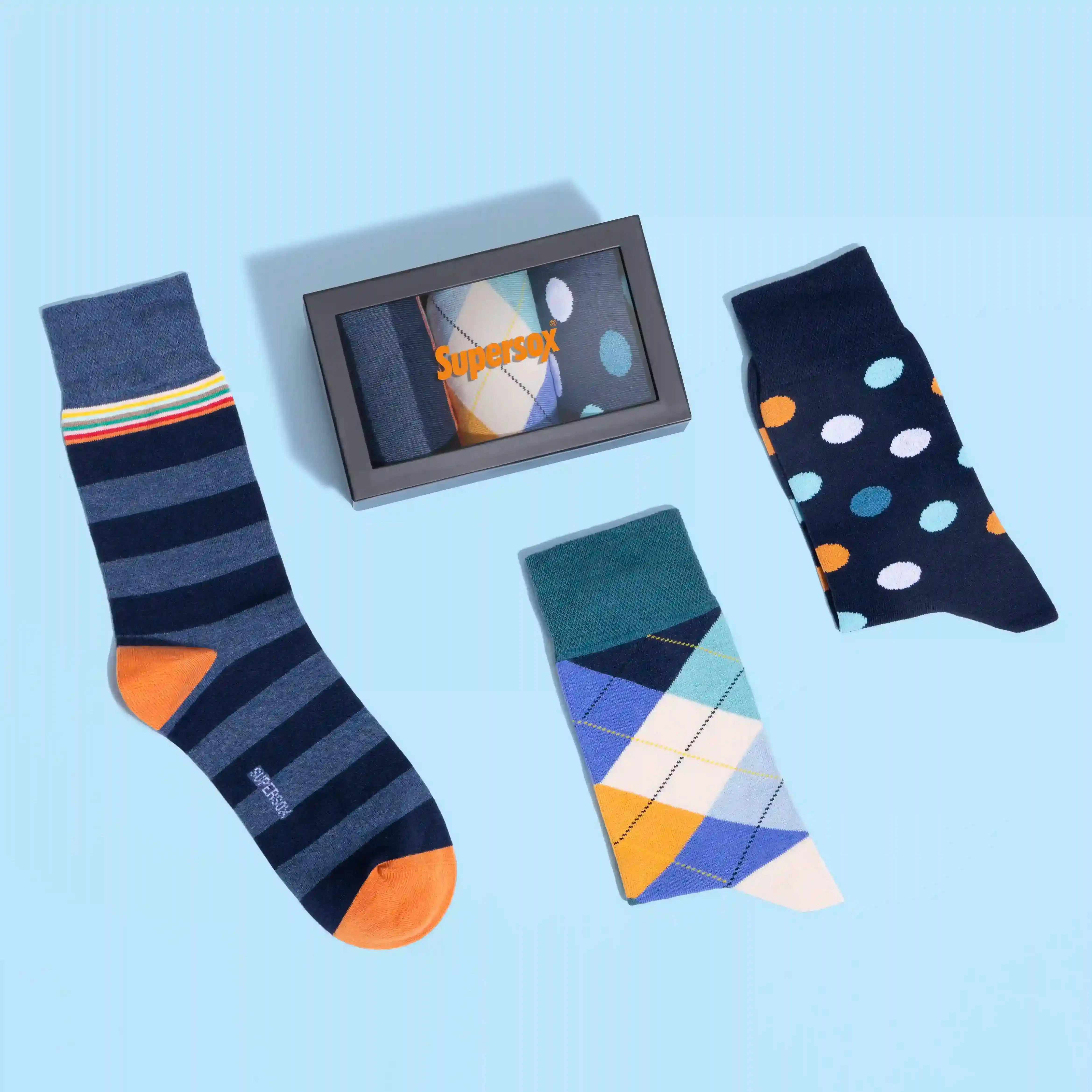 Funky Crew Socks - Unisex (Pack of 3)