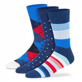 Funky Crew Socks (Unisex) - Pack of 3