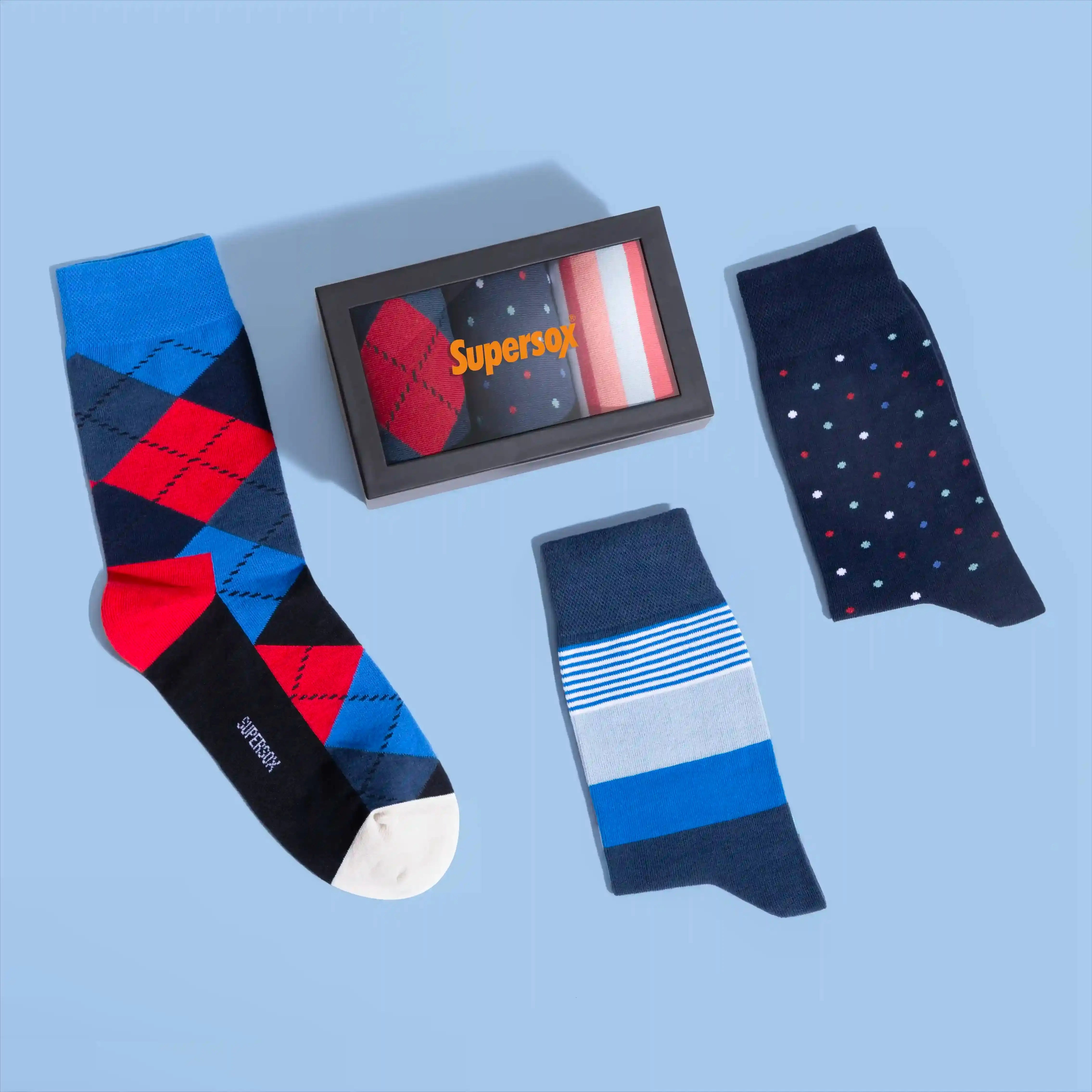 Funky Crew Socks - Unisex (Pack of 3)