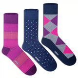 Funky Crew Socks (Unisex) - Pack of 3