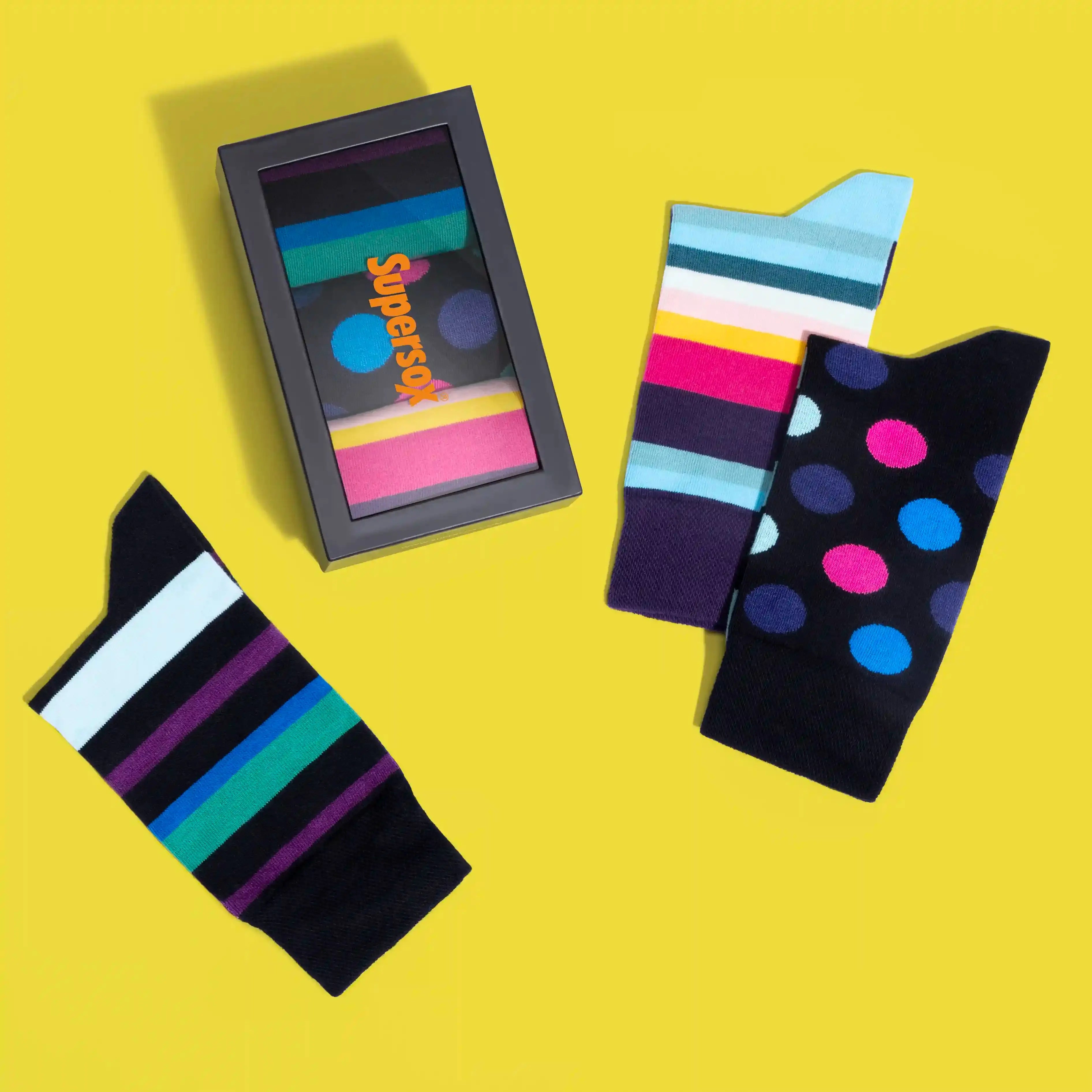 Funky Crew Socks - Unisex (Pack of 3)
