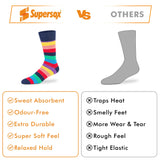 Funky Crew Socks - Unisex (Pack of 3) Supersox