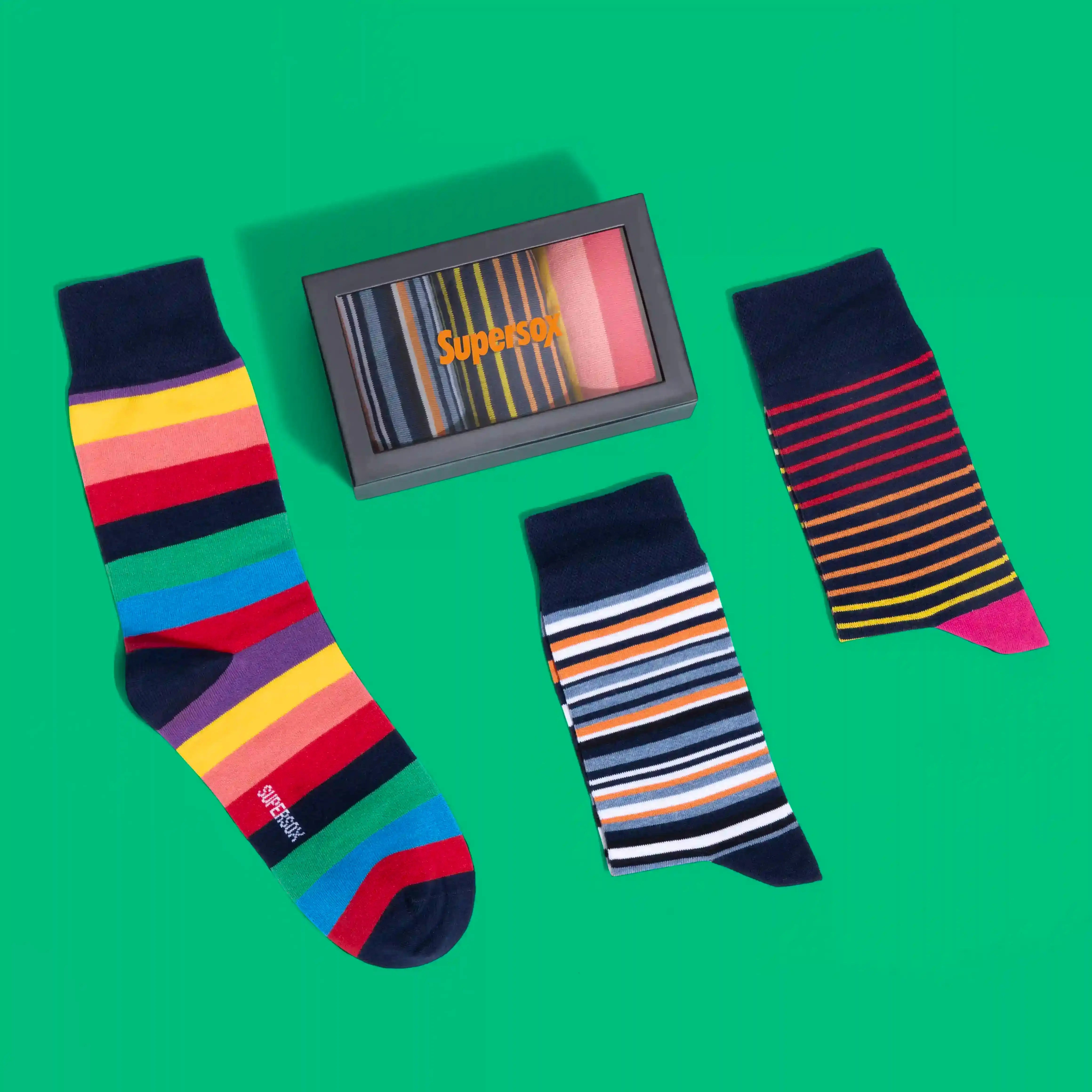 Funky Crew Socks - Unisex (Pack of 3)