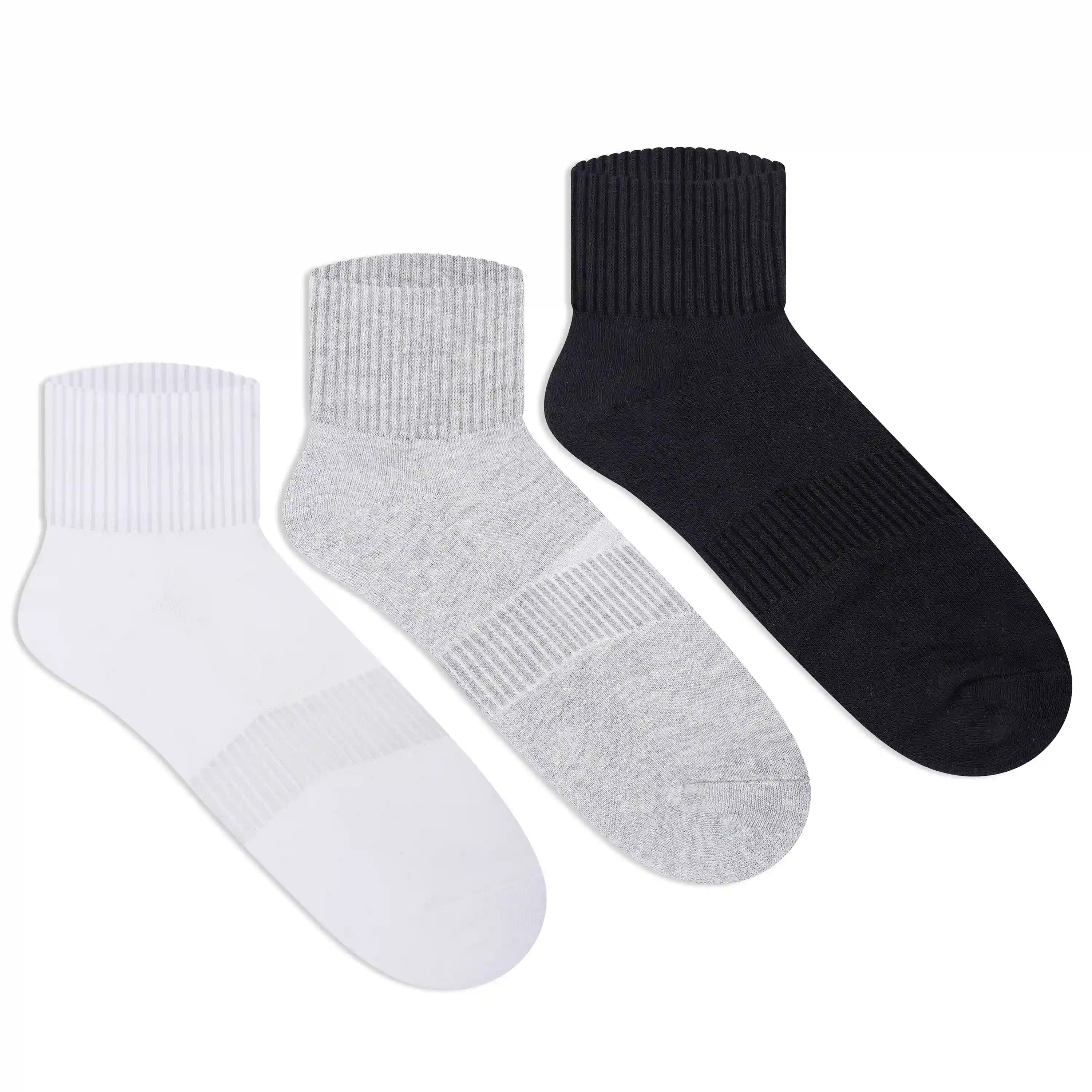 Black - White - Light Grey Melange