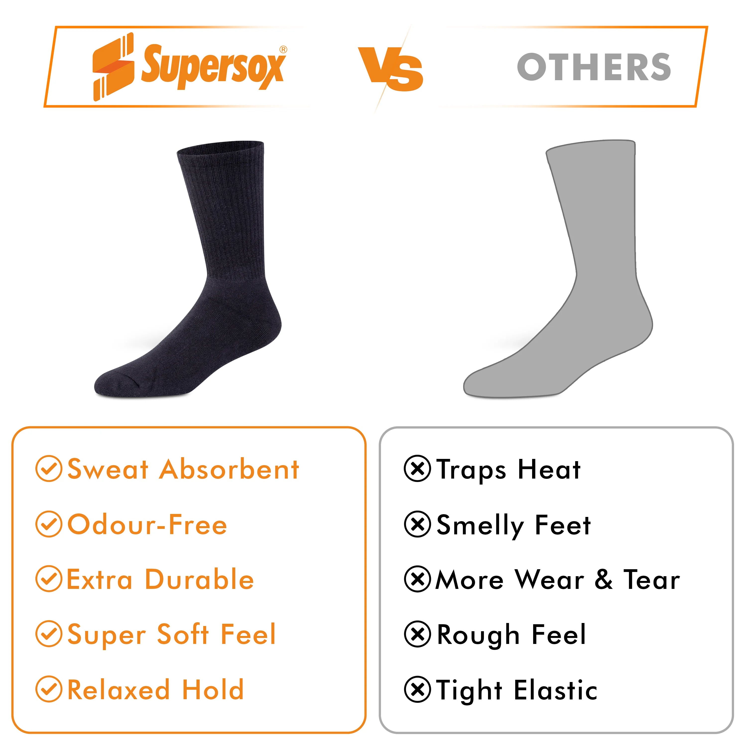 Black - White - Light Grey Melange