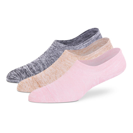 Basic No-Show Socks for Women (Pack of 3)