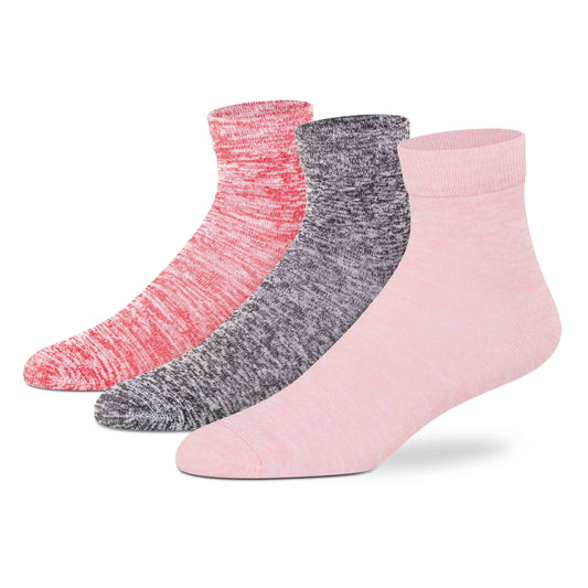 Basic Ankle Socks for Women (Pack of 3)