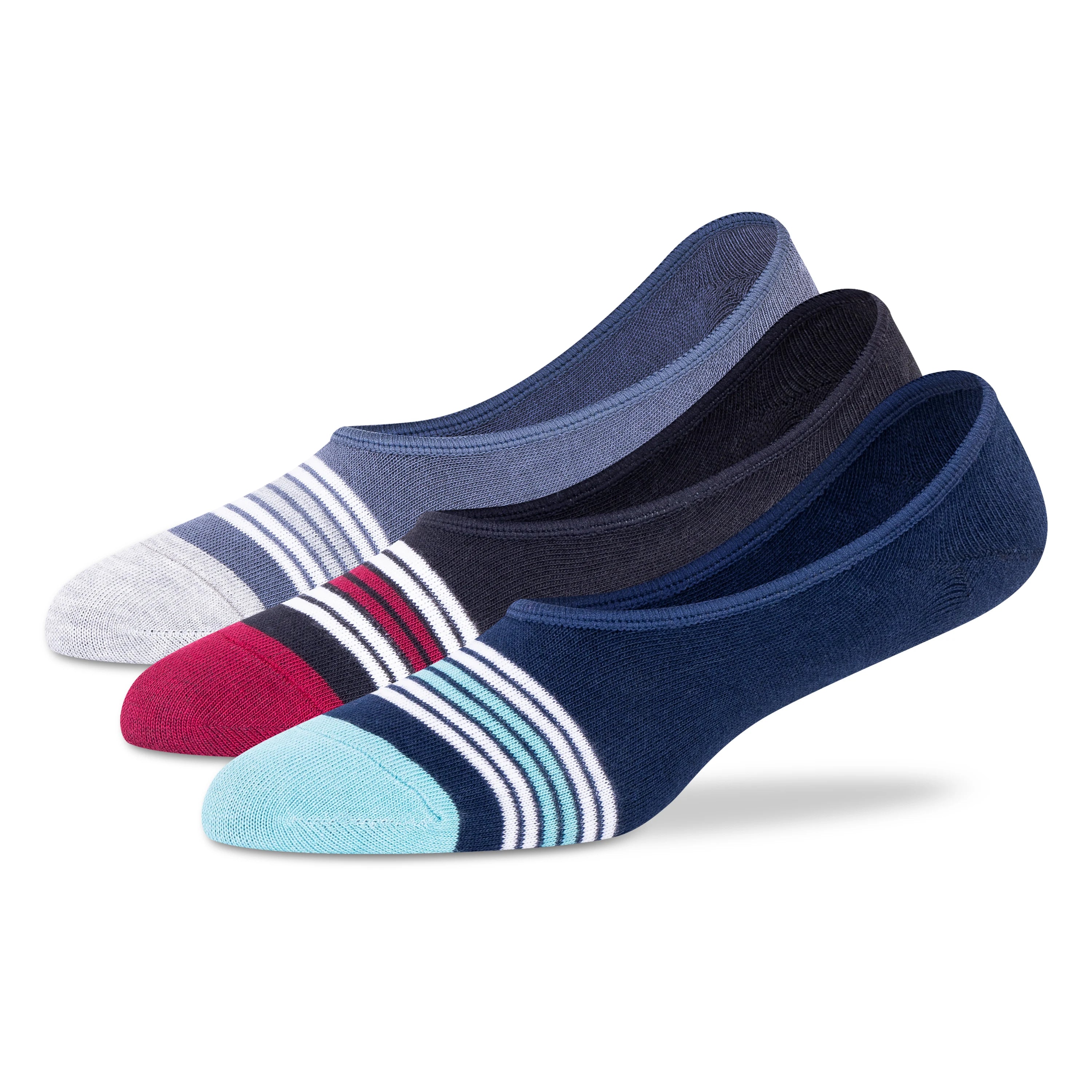 Casual No-Show Socks for Men (Pack of 3)