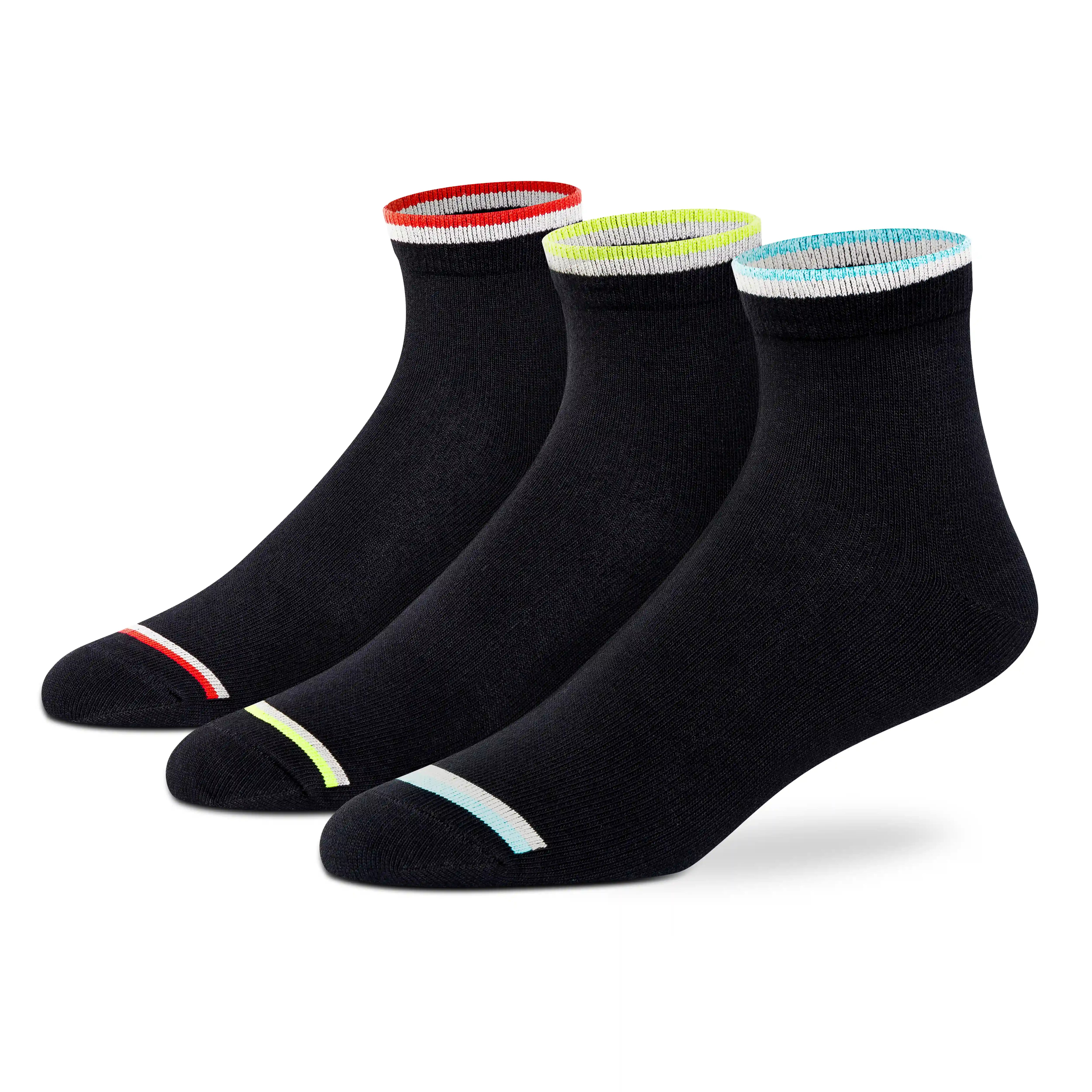 Casual Ankle Socks for Men (Pack of 3)