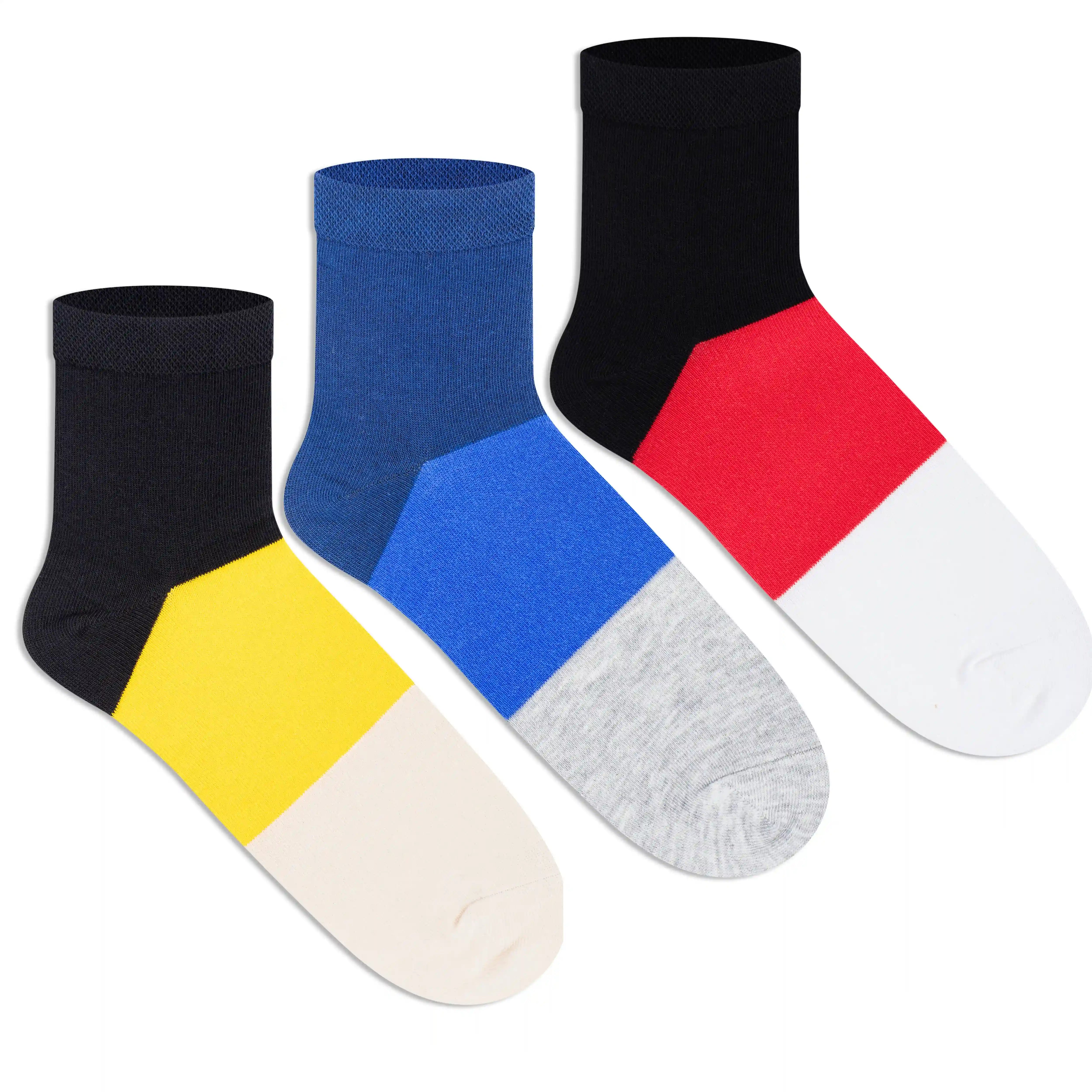 Casual Ankle Socks for Men (Pack of 3)