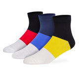 Casual Ankle Socks for Men (Pack of 3)