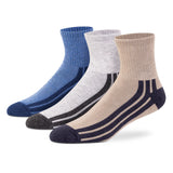 Sports Ankle Socks for Men (Pack of 3)