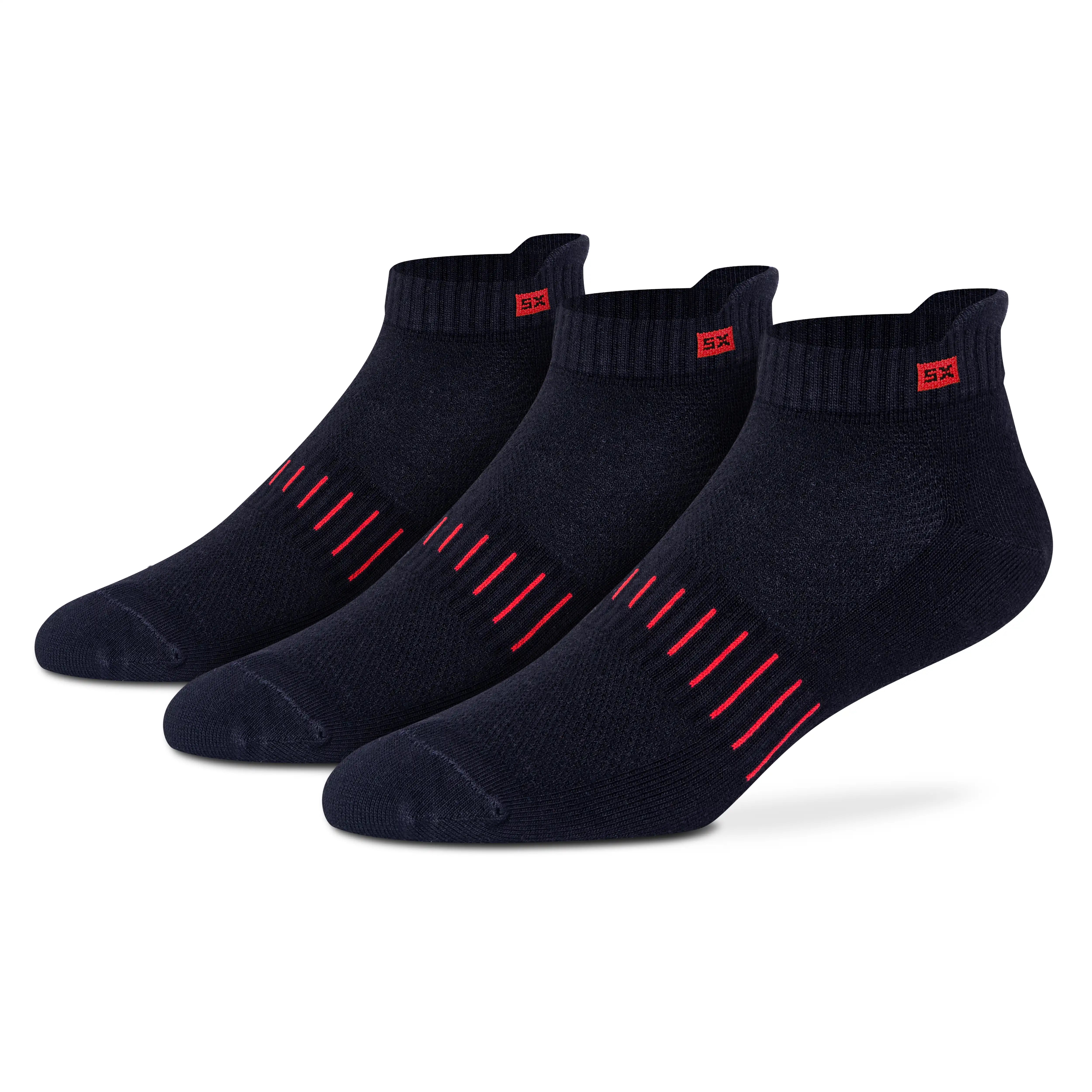 Unisex Bamboo Ankle Socks (Pack of 3)