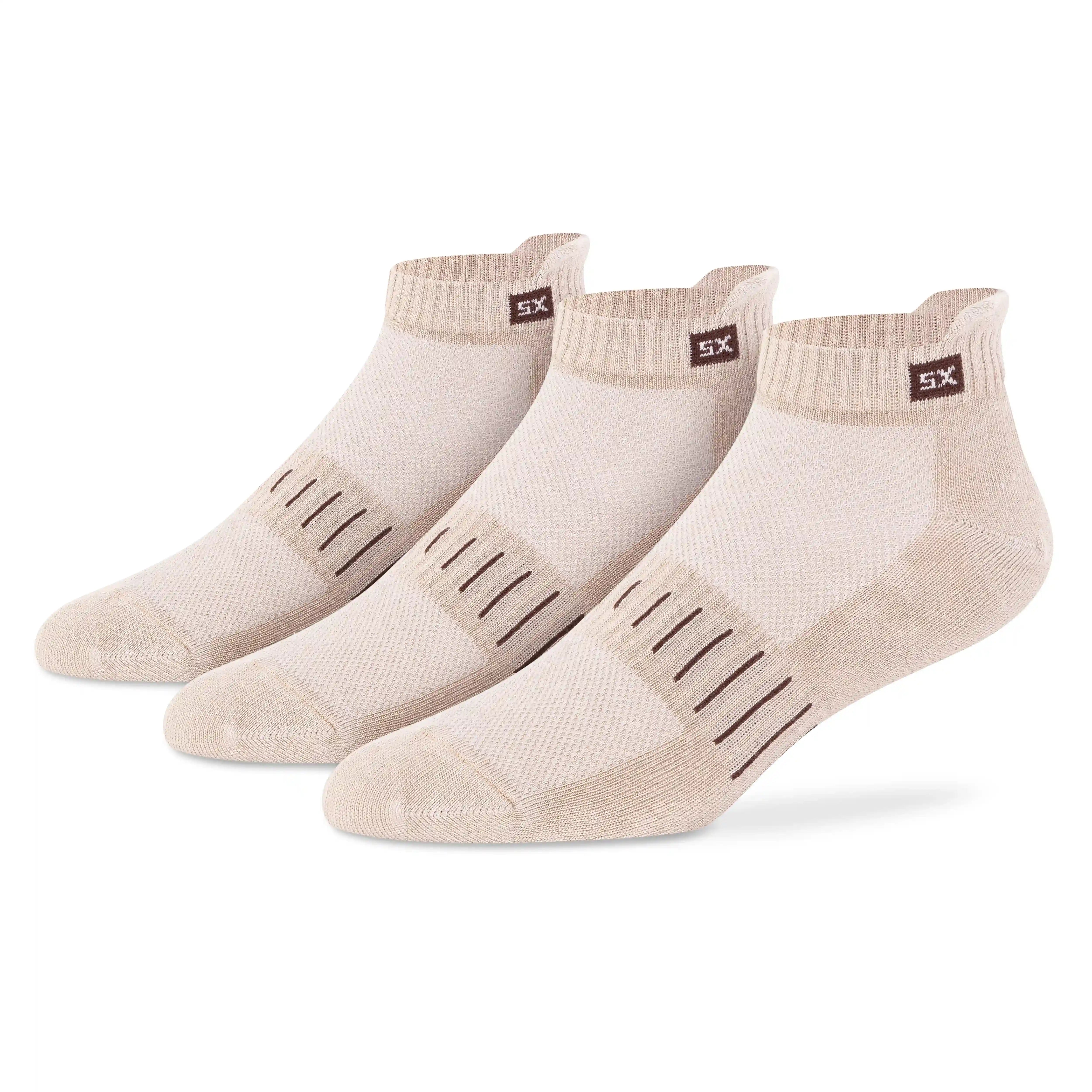 Unisex Bamboo Ankle Socks (Pack of 3)