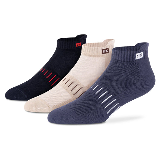 Supersox Bamboo Ankle Socks - Unisex (Pack of 3)