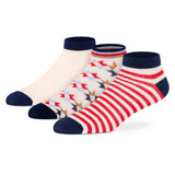 Casual Low-Cut Socks for Women (Pack of 3)