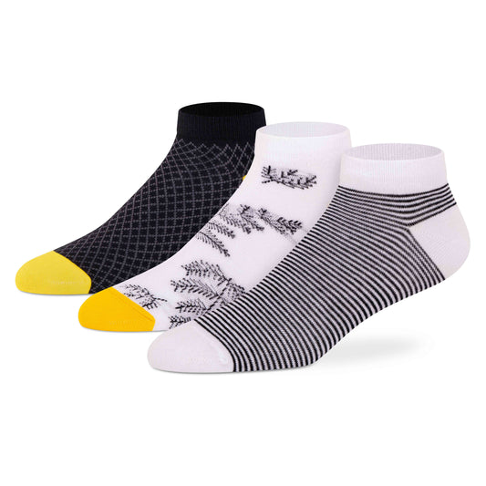 Casual Low-Cut Socks for Women (Pack of 3)