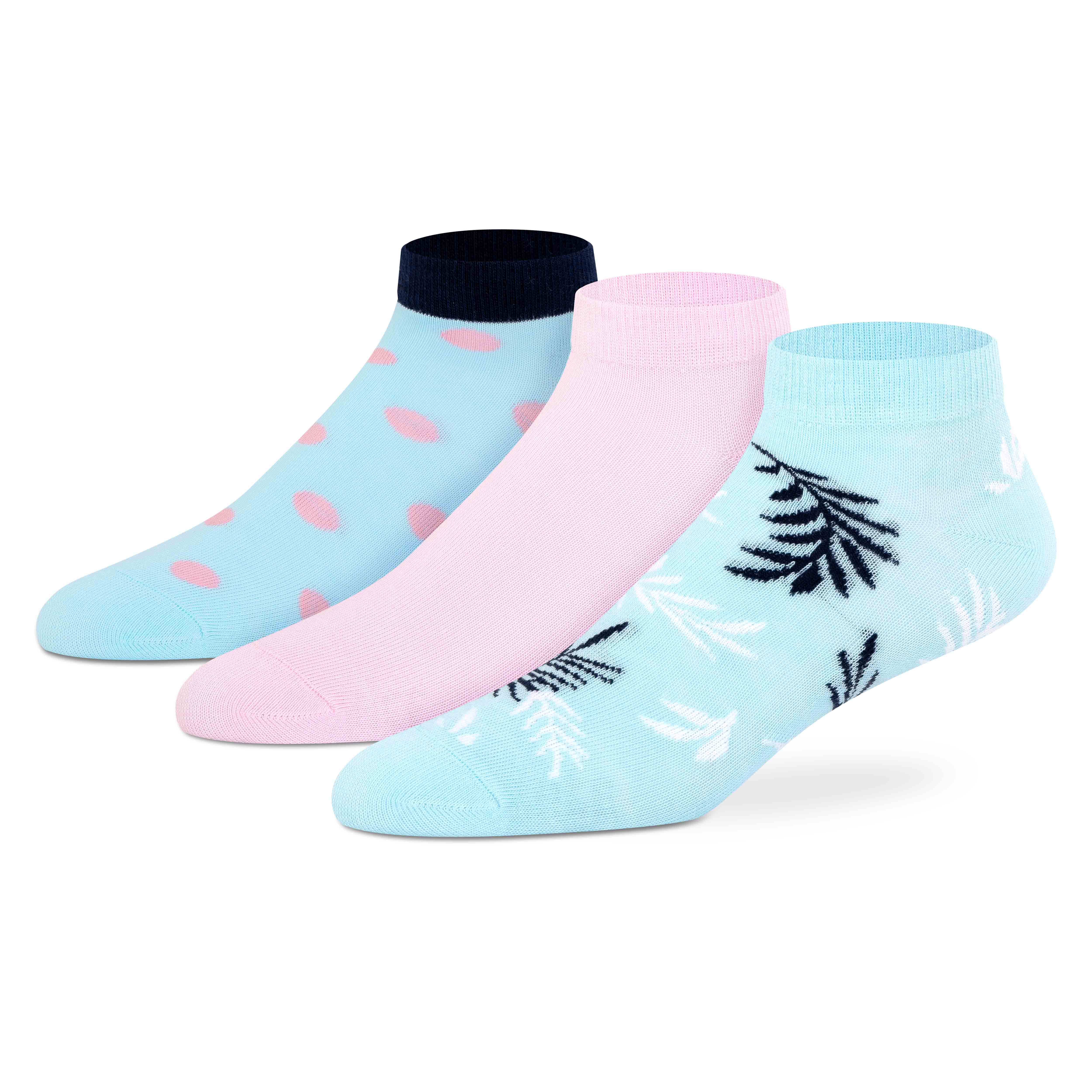 Casual Low-Cut Socks for Women (Pack of 3)